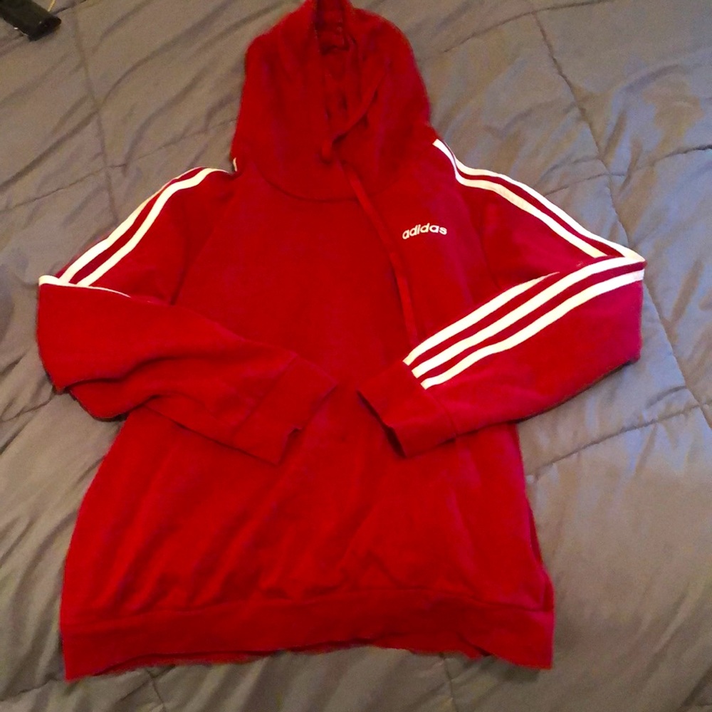 Red Adidas Hoodie